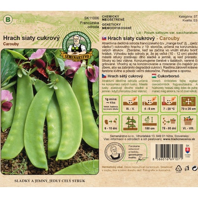 Hrach siaty cukrový - Carouby 20g