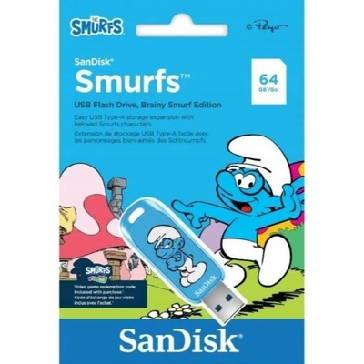 SanDisk Smurfs 64GB SDCZIS-064G-G46