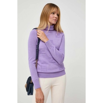 Beatrice B dámsky Vlnený sveter tenký 23FA8502WOOL fialová