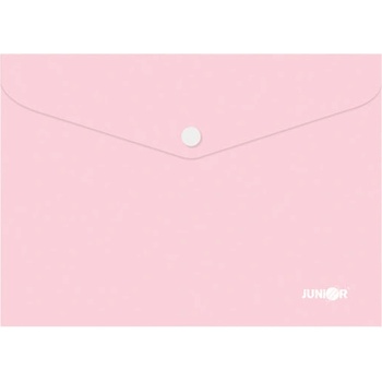 Папка джоб с копче Junior А5 Pastel Розов (1303418-05-4673P)
