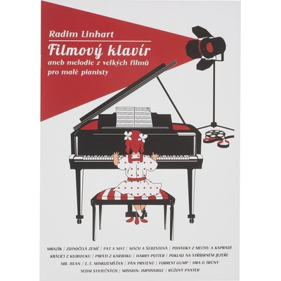 Filmový klavír 1 alebo melódia z veľkých filmov pre malých pianistov Radim Linhart