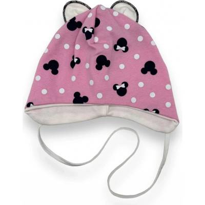 Minnie Mouse Dievčenská jarná čiapka ELIS Růžová