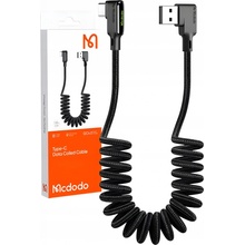 Mcdodo CA-7310 USB na USB-C, uhlový, 1,8m, černý