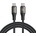 JOYROOM Кабел Joyroom Light-Speed Series SA25-CC5, 100W, USB-C към USB-C, 1.2m, черен (SA25-CC5)