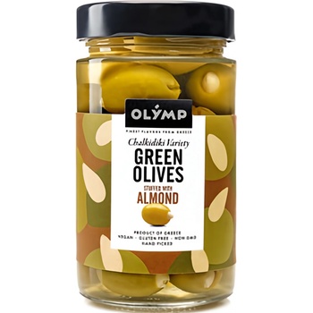 Olymp Zelené olivy s mandlí 320 g