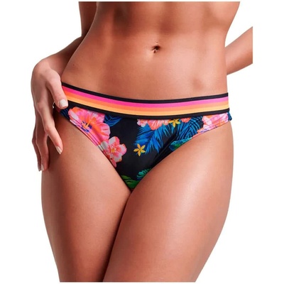 Superdry Vintage Logo NH bikini bottom - Multicolor (Hibiscus Pop Navy)