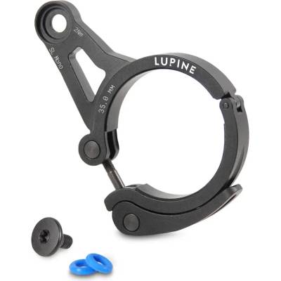 Lupine Аксесоар за велосипеден светлини Lupine SL Mono Schnellspanner 35 mm Mounting bracket - Black - размер One Size (870-3436-0111)