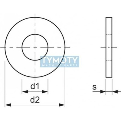 Podložka plochá DIN 125A M12 zinkovaná ocel 300HV (13x24x2,5) – Sleviste.cz