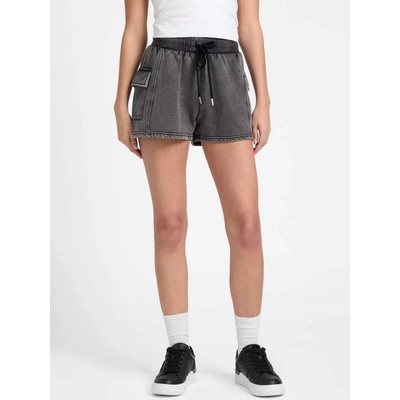 Guess dámské sportovní kraťasy Nicole černé