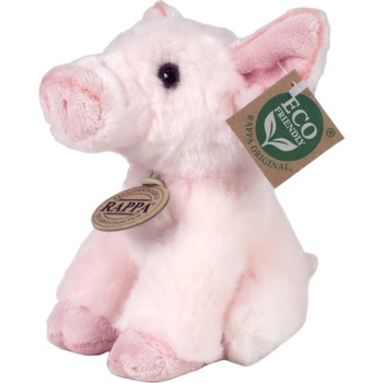 Image 1 of Rappa Плюшена играчка Rappa Еко приятели - Прасенце, седящо, 16 cm (220072)