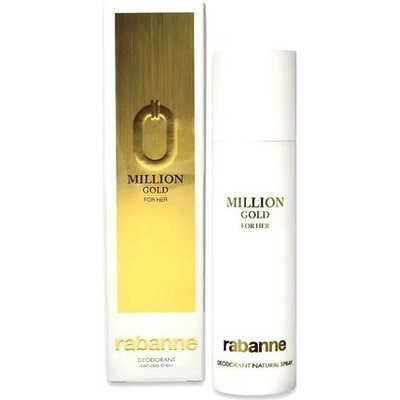 Paco Rabanne Rabanne Million Gold for Her Deodorant Natural Spray 150 ml дезодорант за жени