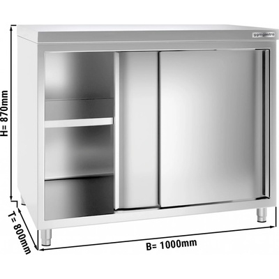 G.Gastro Nerezová pracovní skříň D10052695