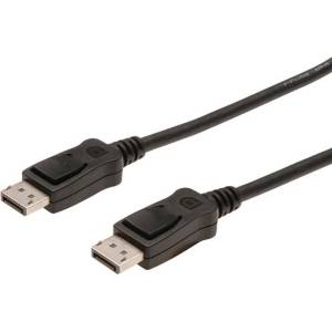  DisplayPort-DisplayPort 2 м черен кабел