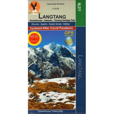 Nepa maps mapa Langtang 1:125 t.