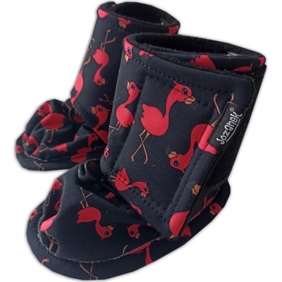 Jožánek zimné topánočky softshell + fleece plameniaky