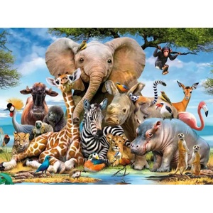 Ravensburger - Puzzle African Friends - 300 piese