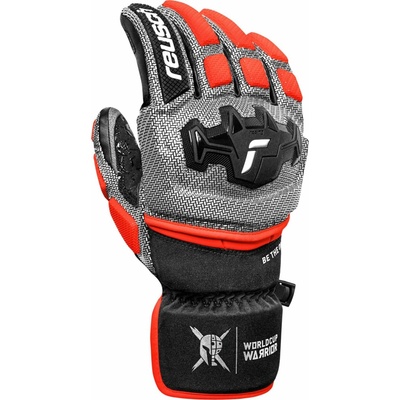 Reusch Worldcup Warrior GS black/silver/fluo red