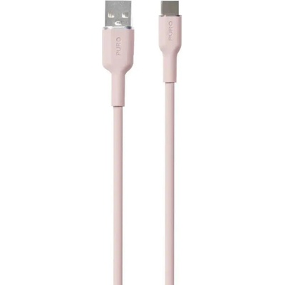 Puro elektrik Puro Soft USB-A - USB-C кабел 1, 5 м - розов (PUUSBCICONROSE)