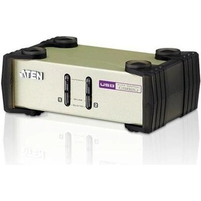 ATEN Kvmp превключвател, aten cs82u, 2-портов, ps/2-usb vga (aten-cs82-usb-ps2)