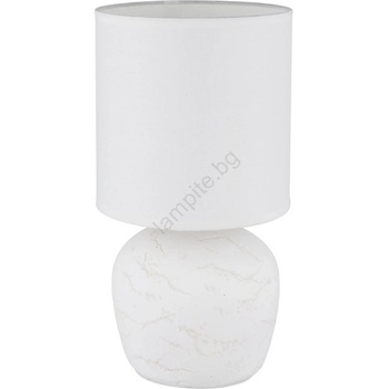 GLOBO 21739W - Настолна лампа MARBLE 1xE14/40W/230V бял (GL8457)