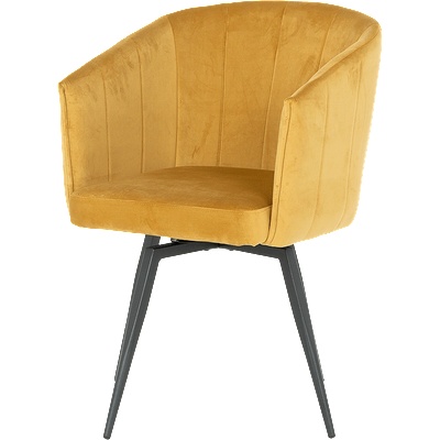 Carmen Трапезен стол venice - жълт (3532130_2)