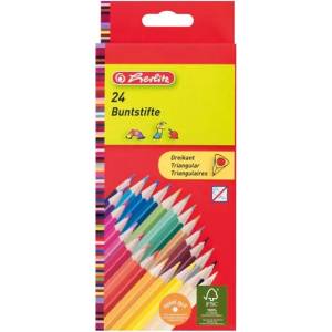 Herlitz Trio лакиран комплект от 24 цветни молива 10412039 (10412039)