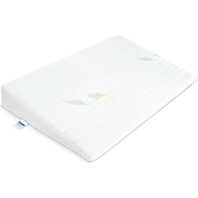 Sensillo Kojenecký polštář klín bílý Luxe s Aloe Vera 60x38