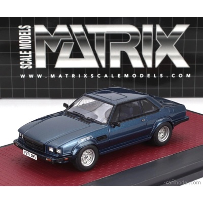 Matrix scale models De tomaso Longchamp Gts/e 1988 Blue Met 1:43