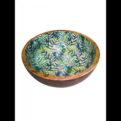 Croci Steel Bowls Mango Tazon - Купа за храна и вода за домашни любимци , изработена от манго дърво 460 мл