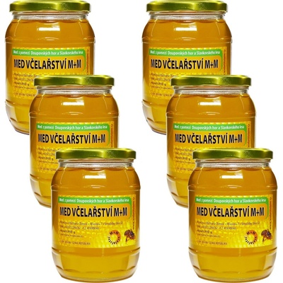 Včelařství M+M top 6x900g med světlý 5400g