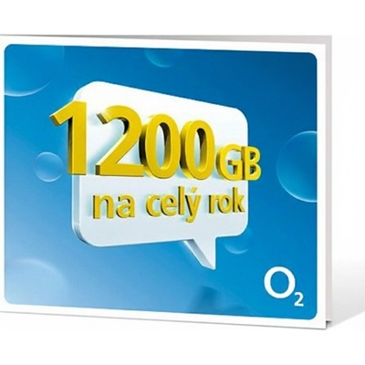 O2 Roční datové připojení 1,2 TB SMALLPGO.0GP1T60 – Hledejceny.cz
