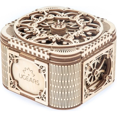 Ugears 3D mechanické puzzle Šperkovnice 190 ks – Zboží Dáma