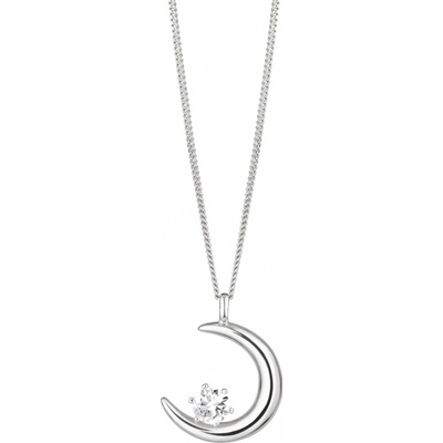 Preciosa Strieborný náhrdelník Mesiac PURE 5381 00