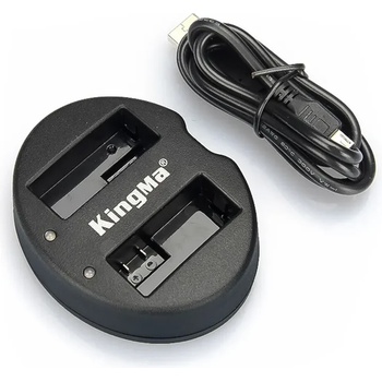 KingMa Зарядно за батерия NP-W235 USB Dual за Fujifilm X-H2S, GFX 50S II, GFX 100S, X-T4 и VG-XT4