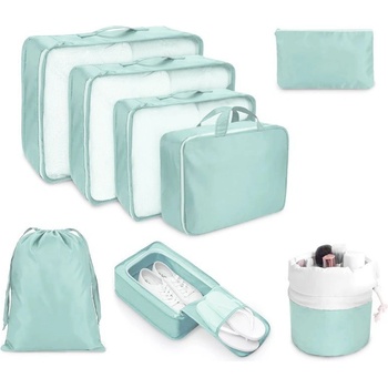 KUFREPLUS Cestovné organizéry 8 ks SN876 tyrkysová