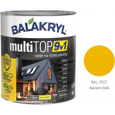 Balakryl MultiTOP 9v1 RAL 1023 žlutá 2,5 L