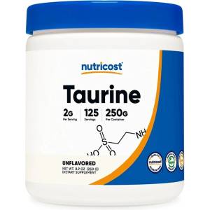 Nutricost Мускулна функция и издръжливост - Таурин, 250 g, прах (57083 (038401) NC)