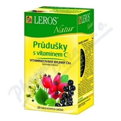 Leros Natur Kašel průdušky s vitamin C 20 x 1,5 g