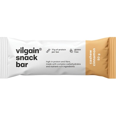 Vilgain Snack Bar Kešu a skořice 50 g
