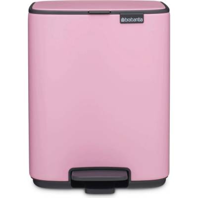 Brabantia Кош за боклук Brabantia Bo Pedal 1010445, 7 л, Плавно затваряне, Гумирана основа, Розов (1010445)