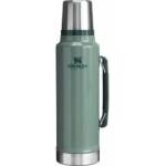 STANLEY 1913 Classic Legendary Thermos Bottle 1.4L - Thermos Keeps Hot or Cold for 40 Hours - Stainless Steel Thermos Flask - BPA Free - Dishwasher Safe - Hammertone Green - 100000115856