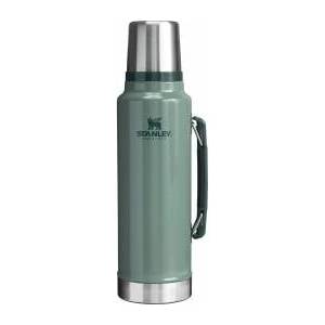 STANLEY 1913 Classic Legendary Thermos Bottle 1.4L - Thermos Keeps Hot or Cold for 40 Hours - Stainless Steel Thermos Flask - BPA Free - Dishwasher Safe - Hammertone Green - 100000115856