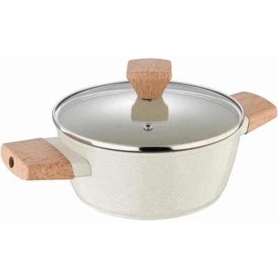Bergner MRAMOROVÝ KVĚTINCE 20CM S VÍČKEM BG-34745 NATURALLY