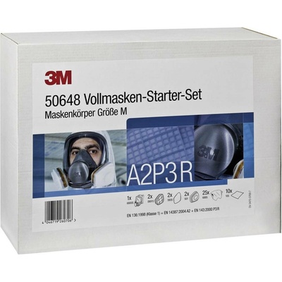 3M 50648 ochranná maska celotvárová, súprava A2P3 R