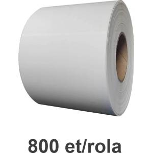 ZINTA Самозалепващи етикетни ролкисъвместимаe Epson / Primera 100mm x 80mm, 800 ет. / ролка (100X80X800-JETGLOSS)