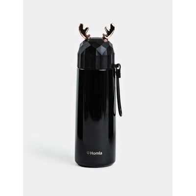 Homla Termoska Gatto se sobem 380 ml černá