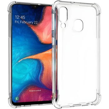 Samsung Силиконов калъф с подсилени ръбове за Samsung Galaxy A20s - Прозрачен KP23593