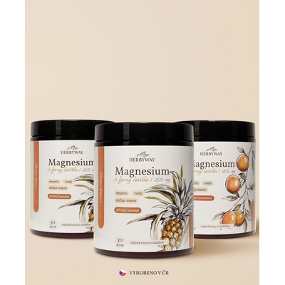 Herbs Energy Magnesium Drink Ananas 2 x 30 dávek Herbs Energy Magnesium Drink Pomeranč 30 dávek