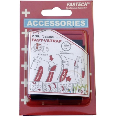 FASTECH® 688-360K pásek se suchým zipem s páskem háčková a flaušová část (d x š) 360 mm x 25 mm černá 2 ks
