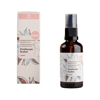 Kvitok Masážní olej Uvolnění svalů 50 ml